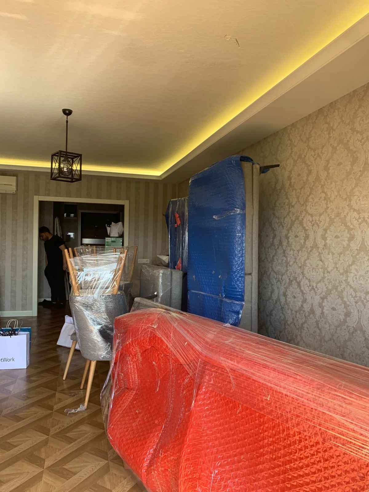 Profesyonel ambalajlanmış ev eşyaları